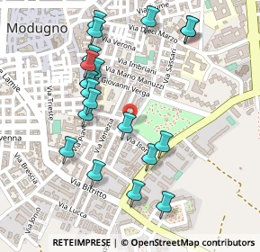 Mappa Via Stefano Parmigiani, 70026 Modugno BA, Italia (0.2695)