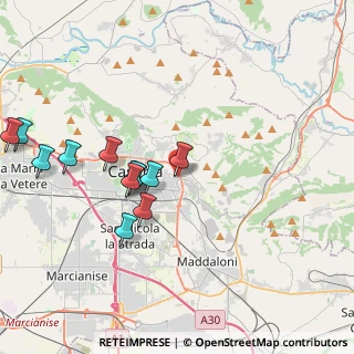 Mappa Via Maria Gaetana Agnesi, 81100 Caserta CE, Italia (4.39083)