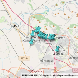 Mappa 81040 San Prisco CE, Italia (1.9425)