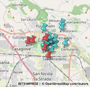 Mappa 81027 Caserta CE, Italia (0.97474)