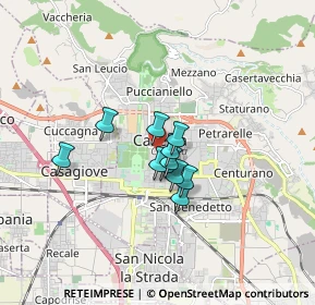 Mappa Via Giotto, 81027 Caserta CE, Italia (1.07455)