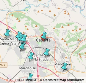 Mappa 81027 Caserta CE, Italia (5.2325)