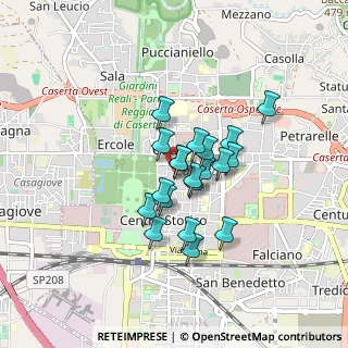 Mappa Via Giotto, 81027 Caserta CE, Italia (0.632)
