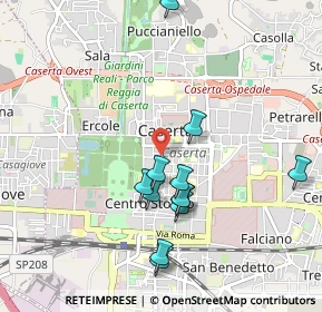 Mappa Via Giotto, 81027 Caserta CE, Italia (1.00333)