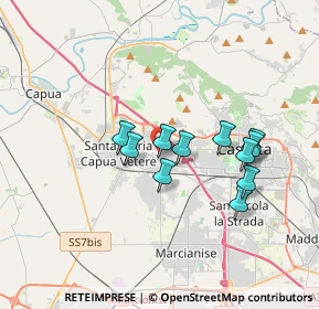 Mappa Via Circumvallazione, 81040 Curti CE, Italia (3.11545)