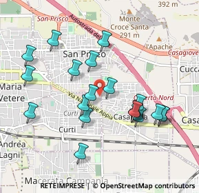 Mappa Via Circumvallazione, 81040 Curti CE, Italia (1.01)
