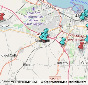 Mappa Via Martiri della Liberazione, 70026 Modugno BA, Italia (4.99)