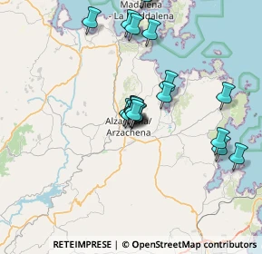 Mappa Via Pietro Maroncelli, 07021 Arzachena SS, Italia (6.8515)