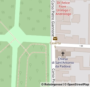 Mappa Corso Giannone, 81100 Caserta CE, Italia (0.07308)