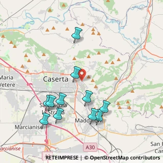 Mappa Via Cancello, 81100 Caserta CE, Italia (4.55727)