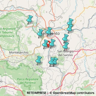 Mappa Via San Marcello, 82010 San Leucio del Sannio BN, Italia (6.65667)