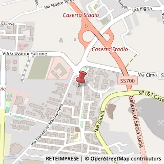 Mappa Via Francesco Marchesiello, 132, 81100 Caserta, Caserta (Campania)
