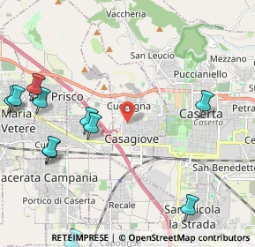 Mappa Via XXV Aprile, 81022 Casagiove CE, Italia (3.21333)