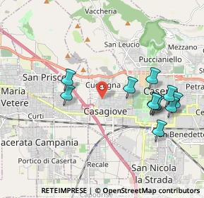 Mappa Via XXV Aprile, 81022 Casagiove CE, Italia (2.15)