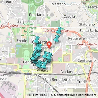 Mappa Via Cornacchia, 81100 Caserta CE, Italia (0.8335)