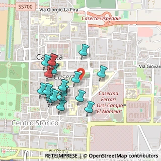 Mappa Piazza Cattaneo, 81100 Caserta CE, Italia (0.4525)