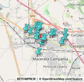 Mappa Viale Kennedy, 81055 Santa Maria Capua Vetere CE, Italia (1.14)