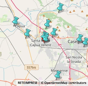 Mappa Viale Kennedy, 81055 Santa Maria Capua Vetere CE, Italia (3.89455)