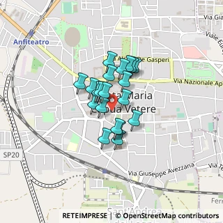 Mappa Via dei Vetrai, 81055 Santa Maria Capua Vetere CE, Italia (0.2835)