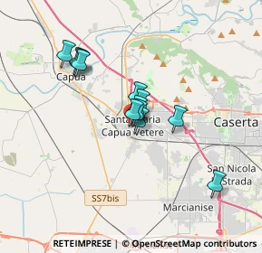 Mappa Via dei Vetrai, 81055 Santa Maria Capua Vetere CE, Italia (2.68917)