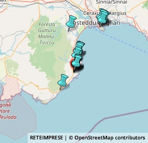 Mappa Corso Vittorio Emanuele, 09010 Pula CA, Italia (10.387)