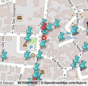 Mappa Corso Vittorio Emanuele, 09010 Pula CA, Italia (0.07778)