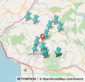 Mappa Via Aldo Bonadio, 88040 Platania CZ, Italia (6.60467)