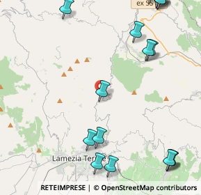 Mappa Via Aldo Bonadio, 88040 Platania CZ, Italia (6.82294)