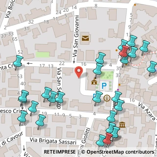 Mappa Via Santa Croce, 09010 Pula CA, Italia (0.09259)
