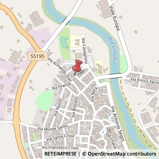 Mappa Via Luigi Einaudi, 25, 09010 Pula, Cagliari (Sardegna)