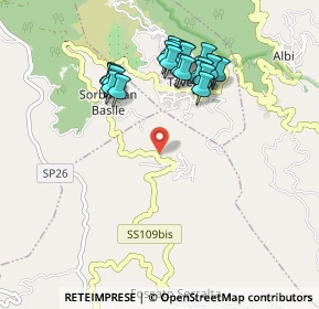 Mappa SS 109, 88055 Taverna CZ, Italia (1.008)