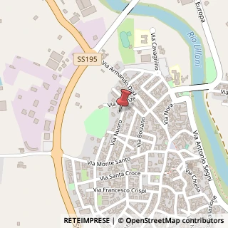 Mappa Via Nuoro, 39, 09010 Pula, Cagliari (Sardegna)