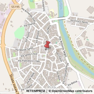Mappa Corso Vittorio Emanuele, 24, 09010 Pula, Cagliari (Sardegna)