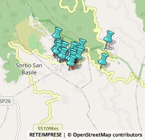 Mappa Via Pieta, 88055 Taverna CZ, Italia (0.492)