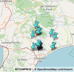 Mappa Via Pieta, 88055 Taverna CZ, Italia (11.086)