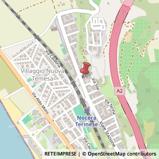 Mappa Viale Stazione, 165, 88047 Nocera Terinese, Catanzaro (Calabria)