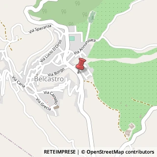Mappa Via Lucio D'orso, 223, 88050 Belcastro, Catanzaro (Calabria)