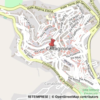 Mappa Via Minciardi, 46, 95041 Caltagirone, Catania (Sicilia)
