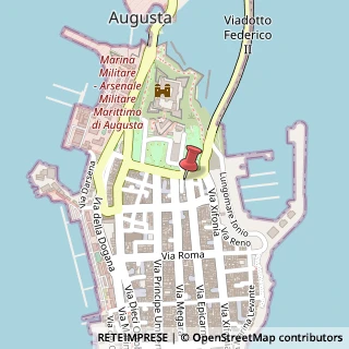 Mappa Via Cristoforo Colombo, 49, 96011 Augusta, Siracusa (Sicilia)