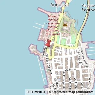 Mappa Via Capitaneria, 28, 96011 Augusta, Siracusa (Sicilia)