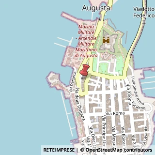 Mappa Via D. Garsia, 17, 96011 Augusta, Siracusa (Sicilia)