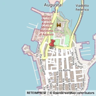 Mappa Via s. pietro martire 3, 96011 Augusta, Siracusa (Sicilia)