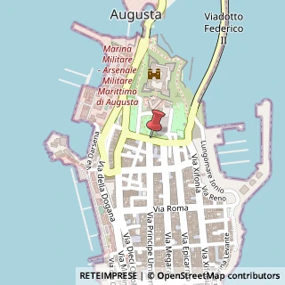Mappa Via colombo cristoforo, 96011 Augusta, Siracusa (Sicilia)