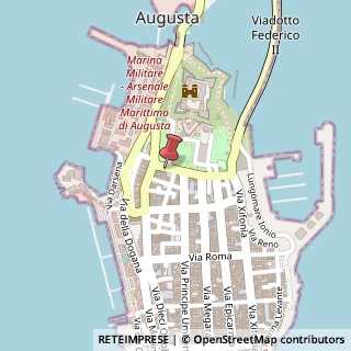 Mappa Via Cristoforo Colombo, 14, 96011 Augusta, Siracusa (Sicilia)