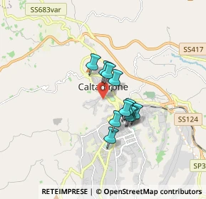 Mappa Via Belmangiare, 95041 Caltagirone CT, Italia (1.26818)