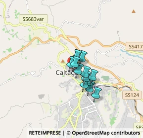 Mappa Via Carrera, 95041 Caltagirone CT, Italia (1.04462)