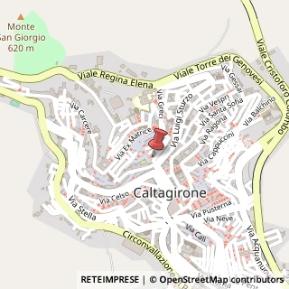 Mappa Scala Santa Maria del Monte, 8, 95041 Caltagirone, Catania (Sicilia)