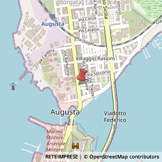 Mappa Via Giovanni Lavaggi, 71, 96011 Augusta, Siracusa (Sicilia)