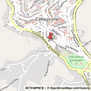 Mappa Via Porta del Vento, 94, 95041 Caltagirone, Catania (Sicilia)