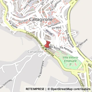Mappa Via Circonvallazione, 290, 95041 Caltagirone, Catania (Sicilia)